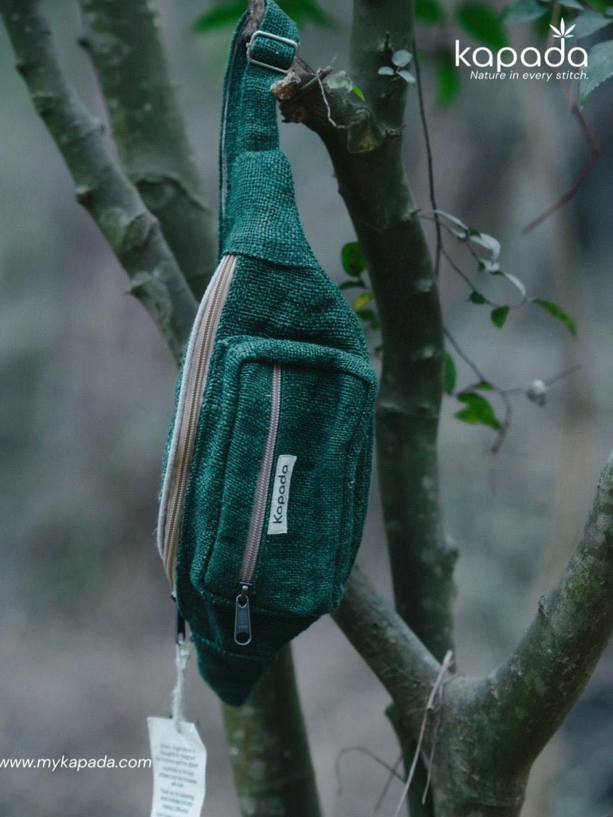 Hemp sling Bag