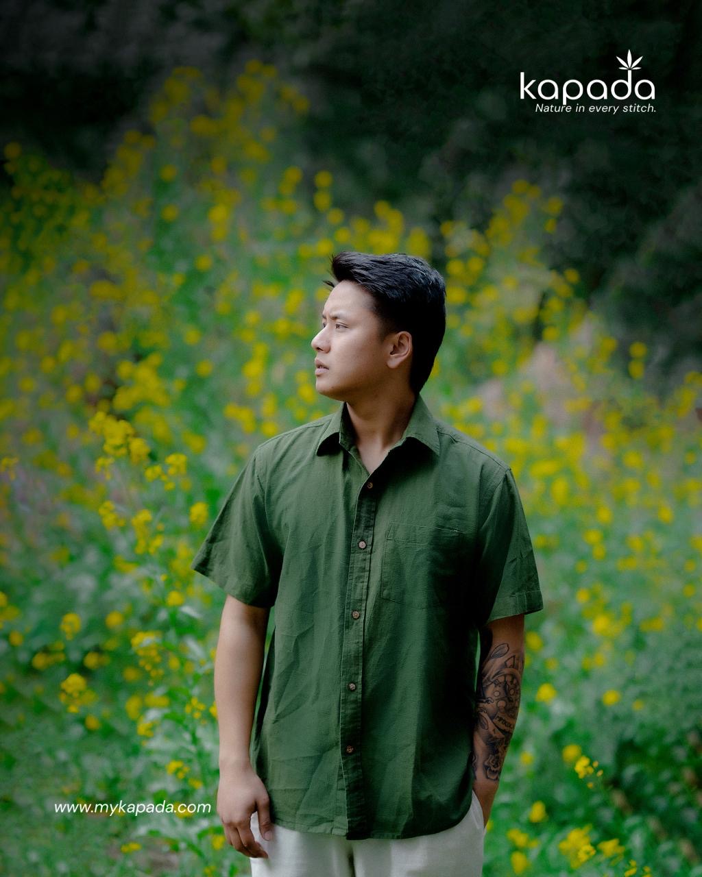 Naturally Dyed Hemp Shirt
