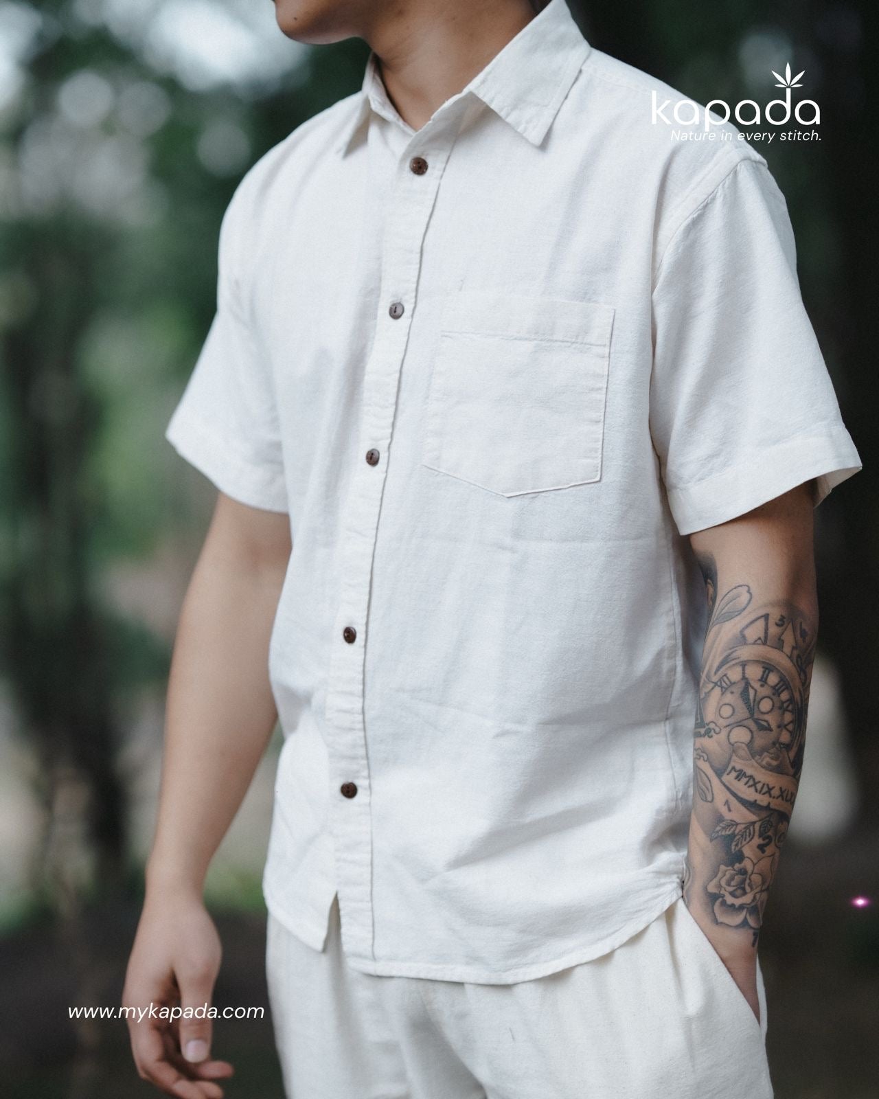 Naturally Dyed Hemp Shirt