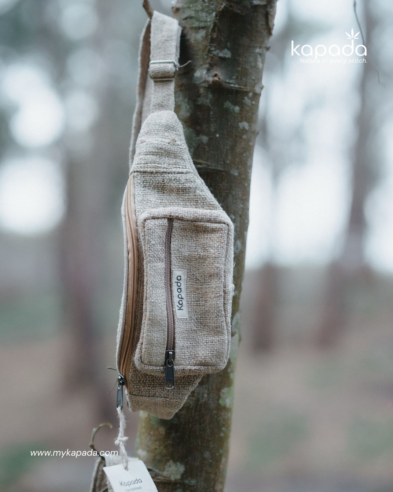 Hemp sling  Bag