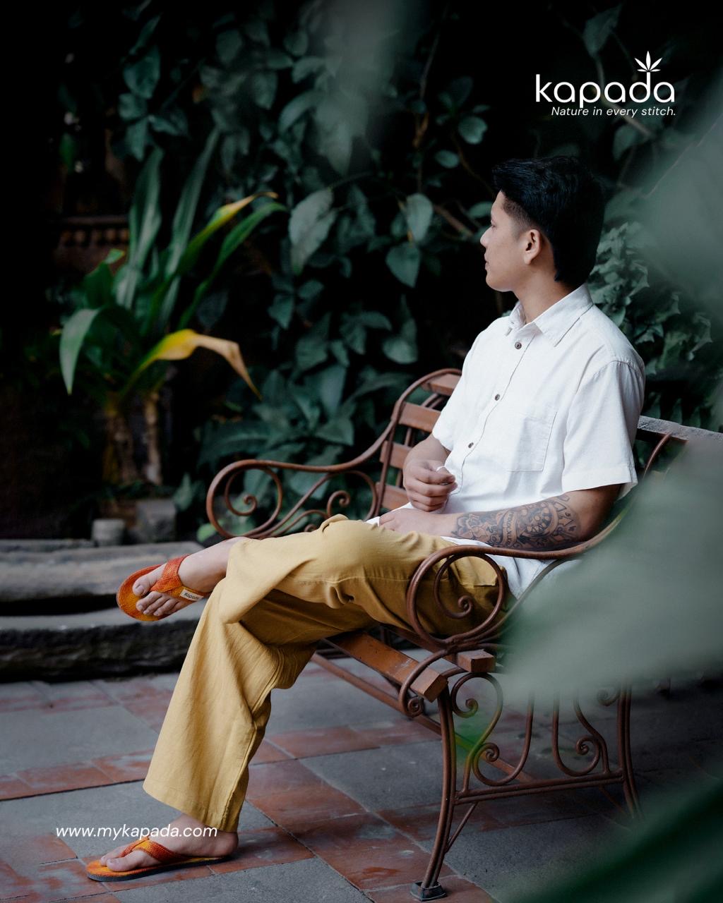 Naturally Dyed Hemp Shirt